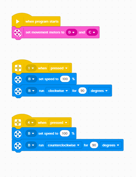 A screenshot of the code required to make the X-Lift function.
